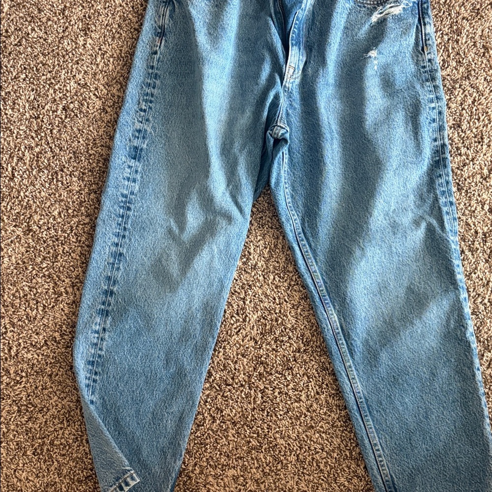 Zara Women's Boyfriend Jeans - Classic Blue